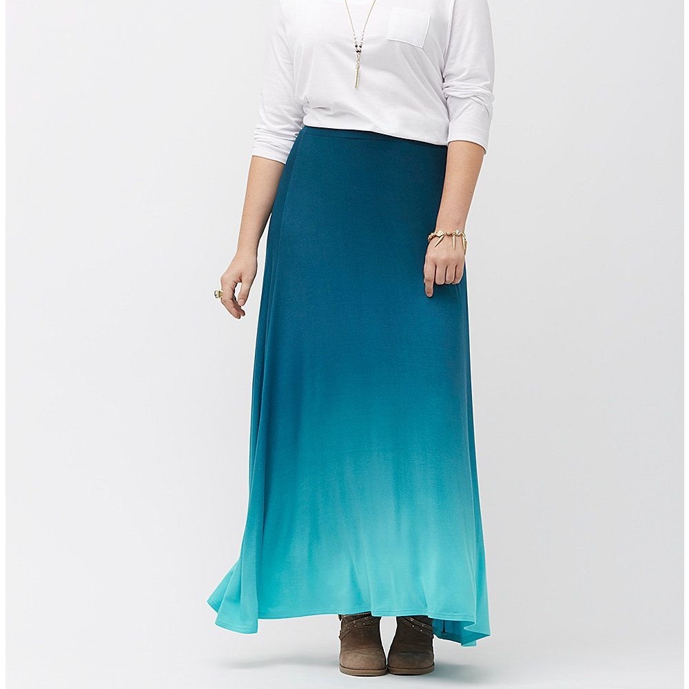 Lane Bryant Ombre Maxi Skirt